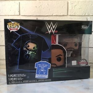 Funko WWE Pop & Tee Set Roman Reigns Shirt Size Large New Sealed
